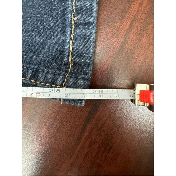 Levi’s Signature At Waist Bootcut Dark Wash Denim Jeans Size 10 Short - Picture 8 of 8